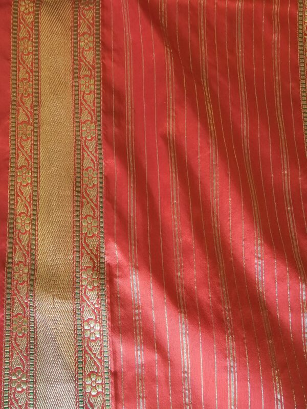 Magenta Zari Katan Silk Saree with Cutwork-1 Magenta Zari Katan Silk Saree with Cutwork-1